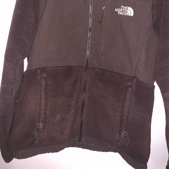 North Face Dark Brown Zipper Jacket - Picture 3 of 6